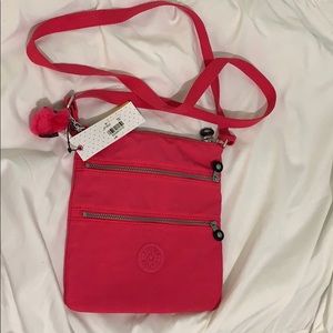 Kipling Vibrant Pink Satchel Bag